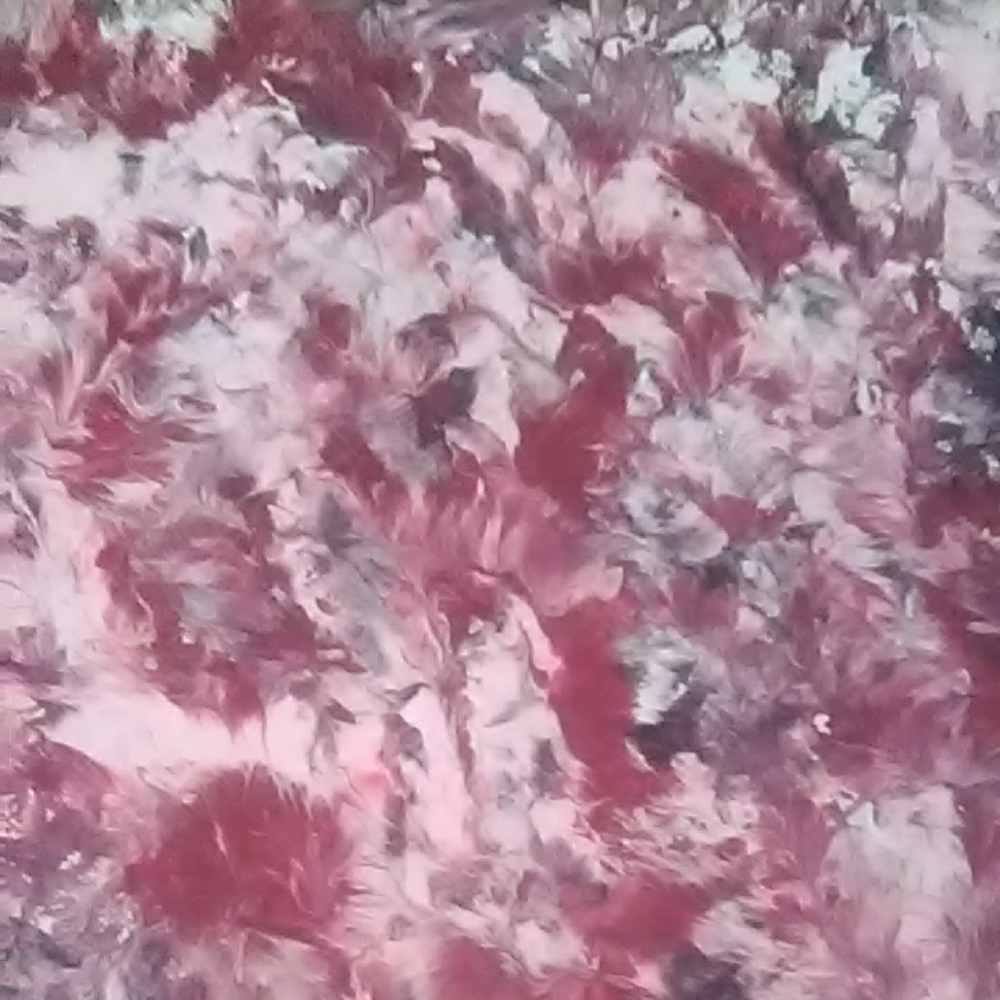 Acrylic painting of abstract design